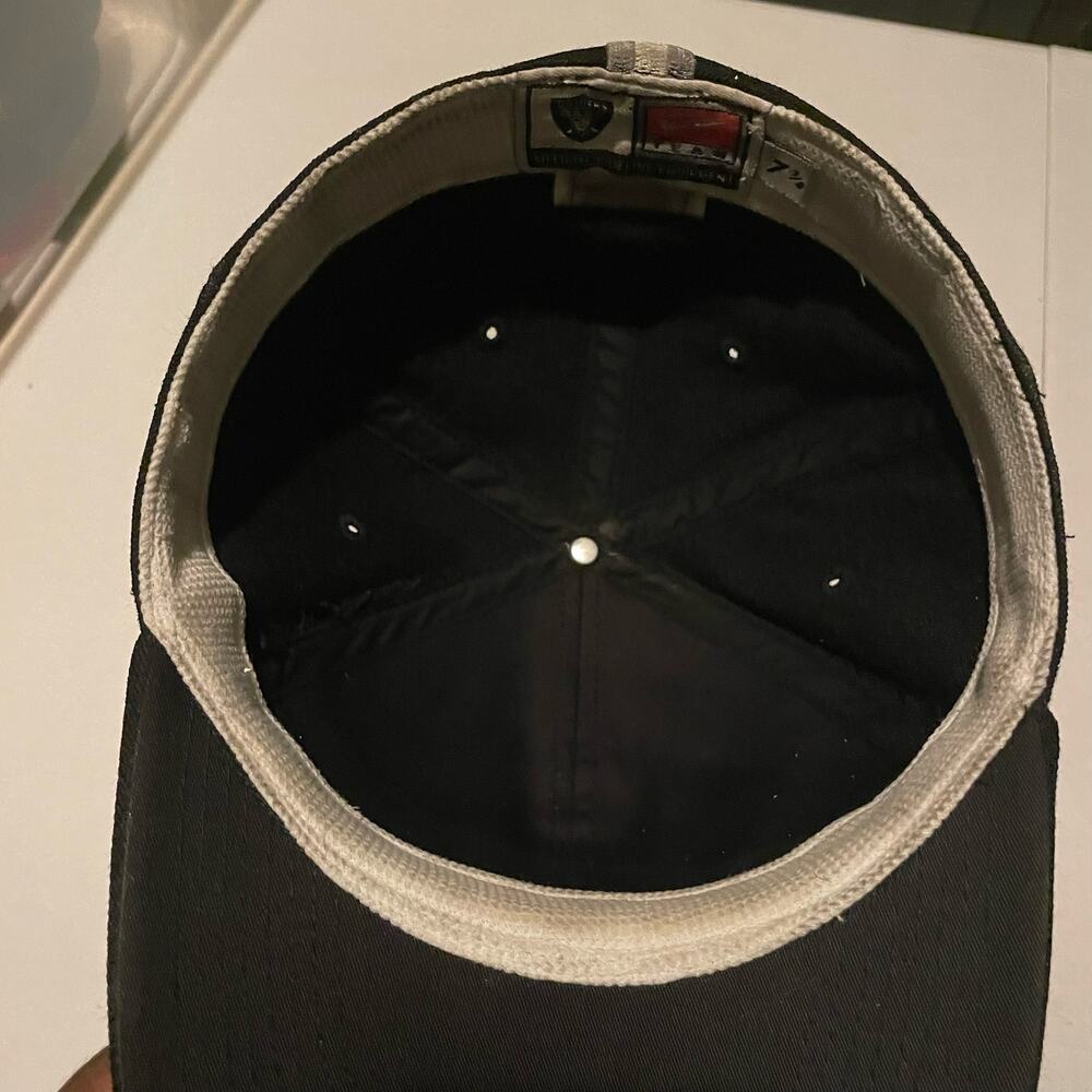 Las Vegas Oakland Raiders NFL x Nike Team Fitted Cap Adult Size 7 1/8 - Picture 6 of 10